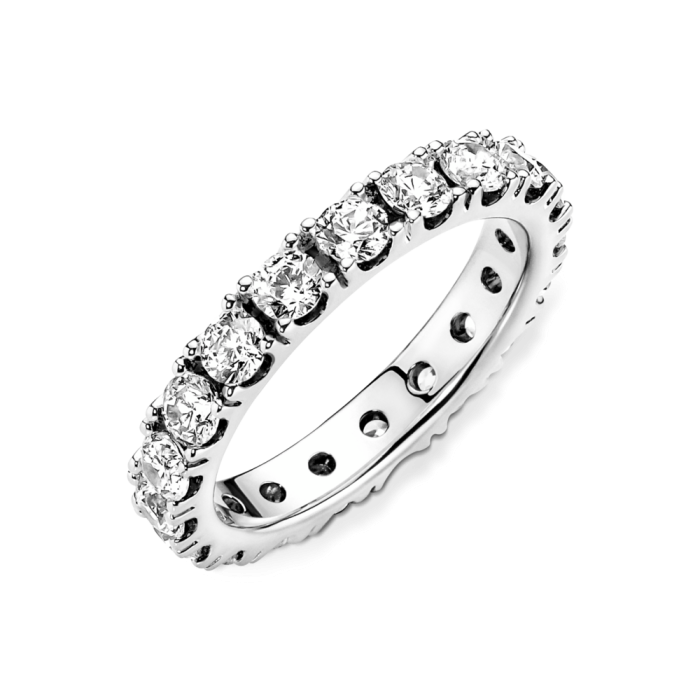 Sparkling Row Eternity Ring
