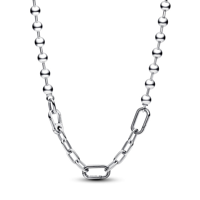 Pandora ME Metal Bead & Link Chain Necklace