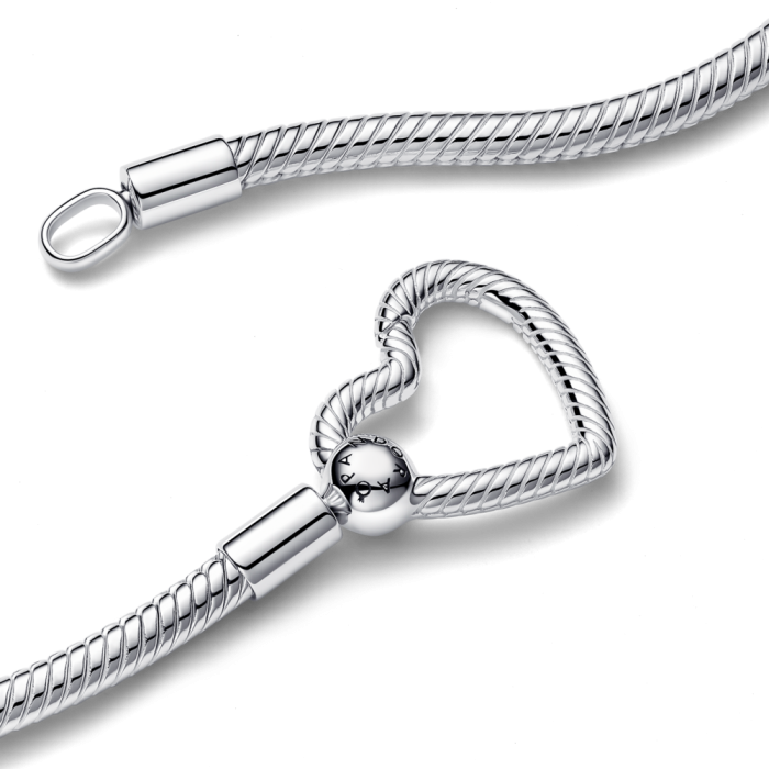 Heart Closure Snake Chain Necklace
