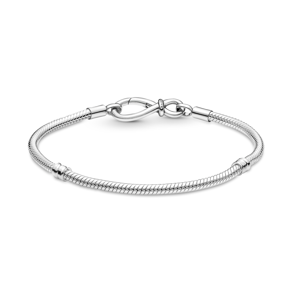 Pandora Moments Infinity Knot Snake Chain Bracelet