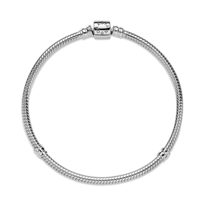 Pandora Moments Barrel Clasp Snake Chain Bracelet