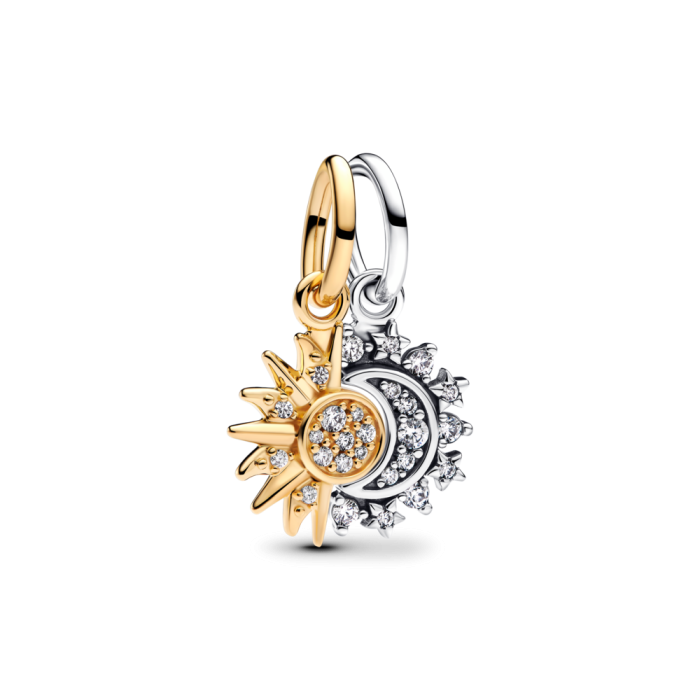 トライアルセット・サンプル pandora Splittable Sun & Moon Dangle Charm