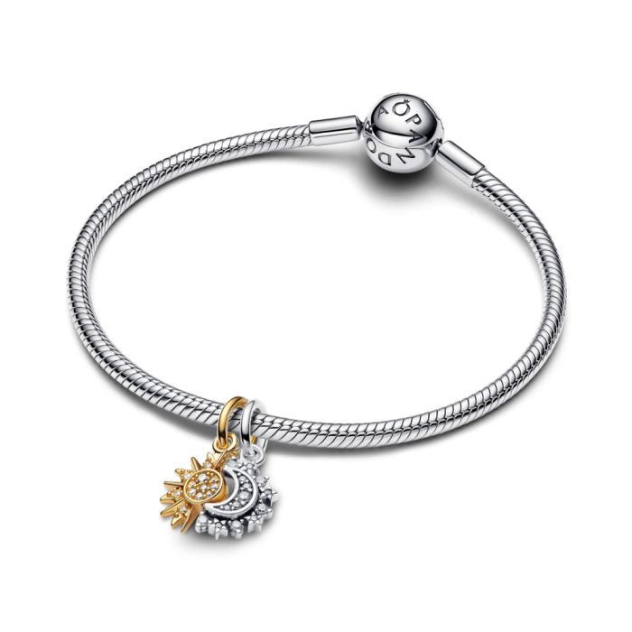 Splittable Sun & Moon Dangle Charm