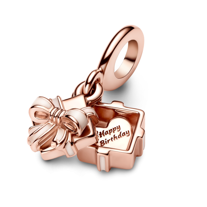 Happy Birthday Gift Openable Dangle Charm