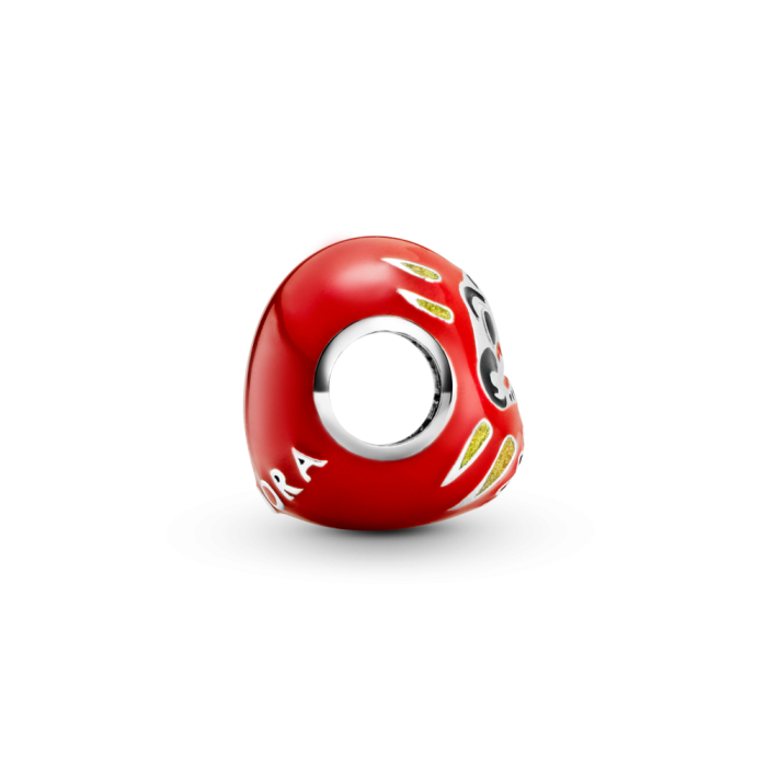 Red Daruma Doll Charm