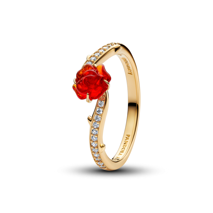 超レア 美品 美女と野獣 Enchanted Rose Disney Beauty and the Beast Enchanted Rose Ring