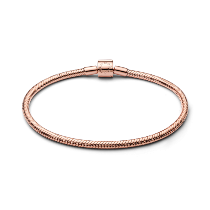 Barrel Clasp Snake Chain Bracelet